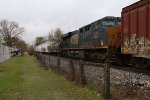 CSX 928 passes running as the mid train DPU for Q642